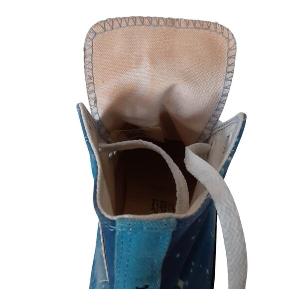 Converse Chuck Taylor All Star High Top Galaxy Print “MiYear” Star Sneakers 4.5W - Picture 8 of 10